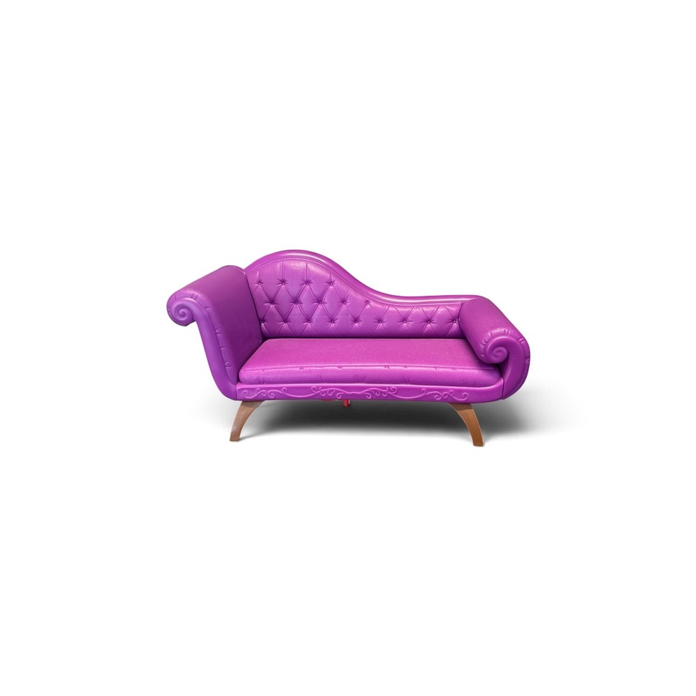 Mattel 2003 Barbie My Scene Purple Chaise Lounge Sofa C5276 Doll Furniture